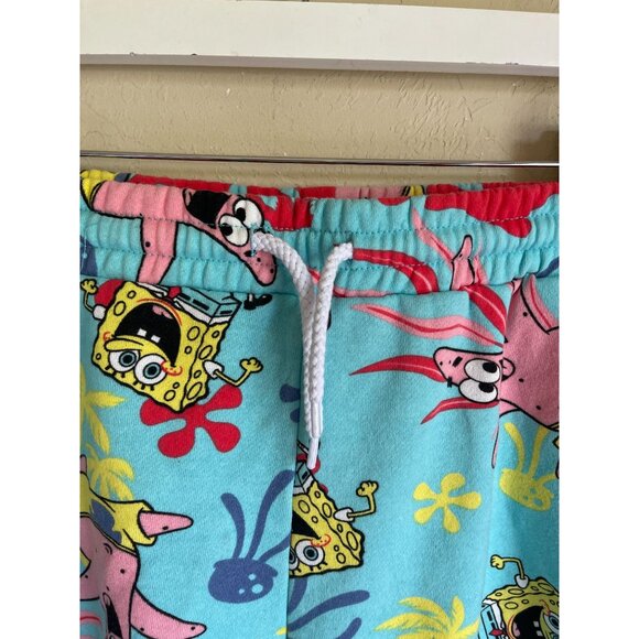 Spongebob Squarepants Starfish Size XL Shorts Cotton Blend Drawstring Pockets - Picture 5 of 5